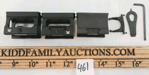 LOT OF 3 - CROSSFIRE & HOLOSUN RED DOT MOUNTS