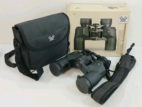 RAPTOR 10X32 BINOCULARS W/ CASE