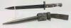 WWII RUSSIAN BAYONET W/ SCABBARD & FROG