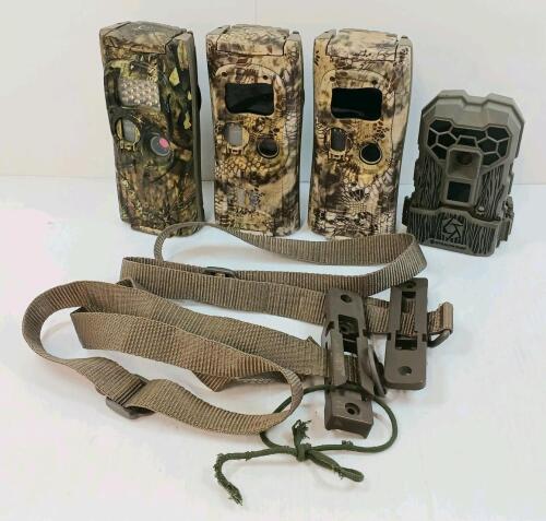 LOT OF 4 - CUDDEBACK & STEALTHCAM TRAIL CAMERAS