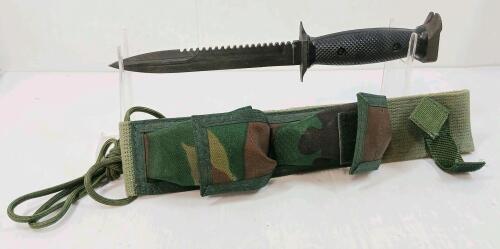 IMPERIAL KNIFE W/ SHEATH & FROG