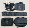 LOT OF 5 - SOFT CARRIERS & POUCHES