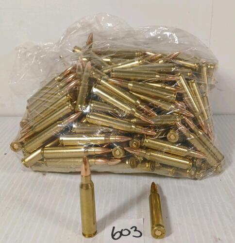 AMMO: QTY OF 5.56 MM CND MILITARY ISSUE RND - APPROX 8.5 LBS