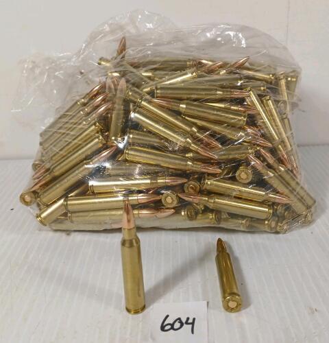 AMMO: QTY OF 5.56 MM CND MILITARY ISSUE RND - APPROX 8.5 LBS