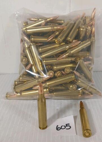 AMMO: 127X 5.56 MM CND MILITARY ISSUE RND - APPROX 8.5 LBS
