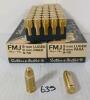 AMMO: 100X SELLIER & BELLOT 9 MM LUGER - 115GR - FMJ