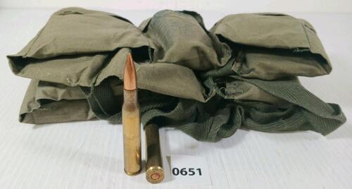 AMMO: 58X MILITARY ISSUE RNDS .30-06 W/ STRIPPER CLIPS
