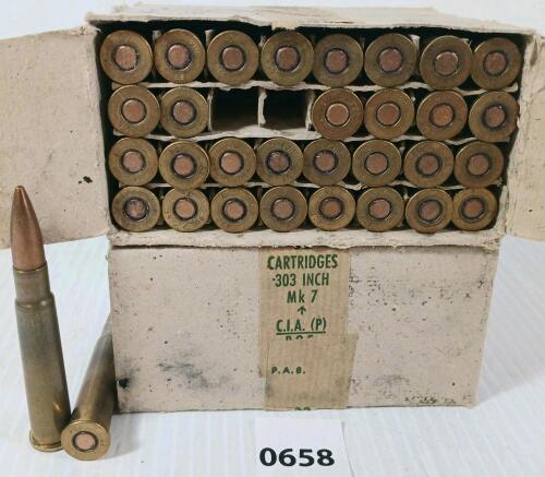 AMMO: 64X MILITARY ISSUE .303 BRIT - MK 7