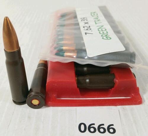 AMMO: 20X MILITARY ISSUE & WOLF 7.62X39MM - INCL TRACER