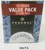 AMMO: 525X FEDERAL CHAMPION .22 LR - 36GR - HP - SEALED