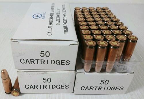 AMMO: 150X HIGHLINK .30 BORE PISTOL RNDS