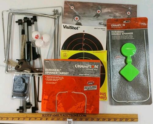 QTY OF PAPER & SPINNER TARGETS