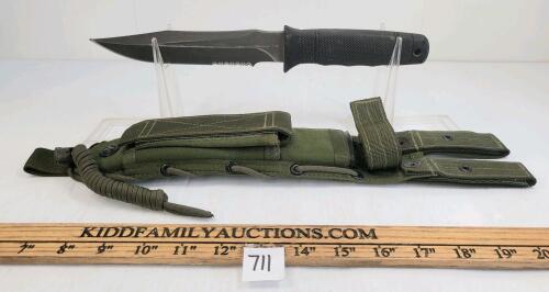 SOG KNIFE W/ SCABBARD & FROG