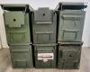 LOT OF 6 - AMMO CRATES
