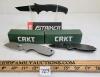 LOT OF 3 - CRKT & TRS FOLDING KNIVES
