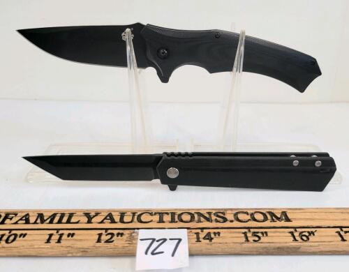 LOT OF 2 - IV8888 & QSP FOLDING KNIVES