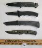 LOT OF 4 - ASSORTED FOLDING KNIVES