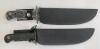 LOT OF 2 - CANADA AMMO KNIVES W/ SHEATHS - 3