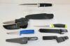 LOT OF 4 - ASSORTED KNIVES W/ SHEATHS - 2