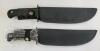 LOT OF 2 - CANADA AMMO KNIVES W/ SHEATHS - 4
