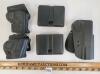LOT OF 5 - HARD HANDGUN HOLSTERS & MAG POUCHES