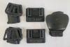LOT OF 5 - HARD HANDGUN HOLSTERS & MAG POUCHES - 2