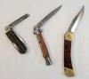 LOT OF 3 - FOLDING KNIVES - 2