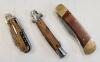 LOT OF 3 - FOLDING KNIVES - 3