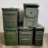 LOT OF 5 - AMMO CRATES