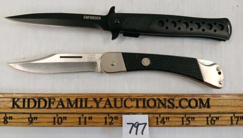 LOT OF 2 - TRS ENFORCER & PUMA 230270 FOLDING KNIVES