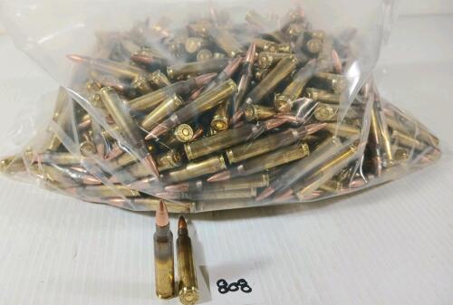 AMMO: QTY OF FEDERAL 5.56 BALL - 55GR - 12.5LBS
