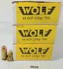 AMMO / BRASS: 114X WOLF .45 ACP - 230GR - TMJ LIVE / 50X BRASS