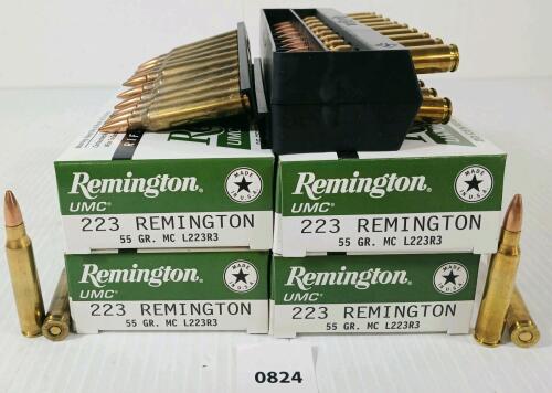 AMMO: 96X REMINGTON .223 REM - 55GR - MC