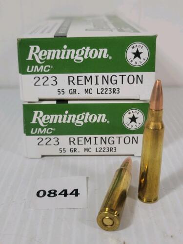 AMMO: 40X REMINGTON UMC .223 REM - 55GR - MC