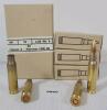 AMMO / BRASS: 70X PATRONEN 7.62MM LIVE / 10X BRASS