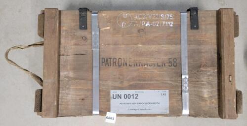 AMMO: APPROX 720X 7.62 MILITARY RNDS - SEALED CRATE