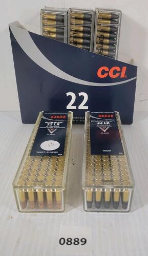 AMMO: 500X CCI MINI-MAG & STANDARD .22 LR - 40GR - RN - SEALED