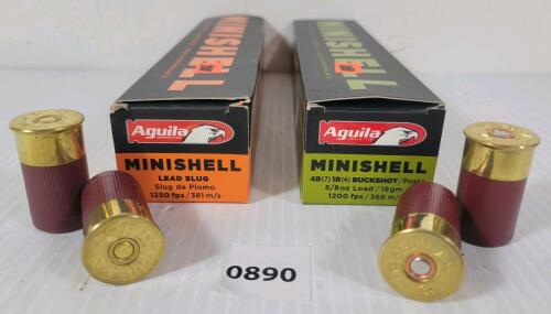 AMMO: 40X AGUILA MINISHELL 12GA - 1 3/4IN - BUCK & SLUG
