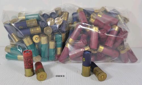 AMMO: 160X MIXED 12GA - 2 3/4IN - #2, 5, 6, 8 & BUCK SHOT