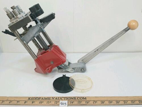 LEE 9MM RELOADING PRESS W/ ACCESSORIES