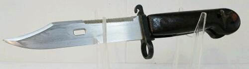 ROMANIAN TYPE 1 AKM BAYONET W/ SCABBARD