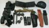 JOB LOT - MISC HOLSTERS, SLINGS, BIPOD, SHEATHS, SAFETY GLASSES, ETC - 2