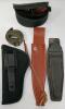 JOB LOT - MISC HOLSTERS, SLINGS, BIPOD, SHEATHS, SAFETY GLASSES, ETC - 3
