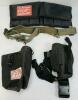 JOB LOT - MISC HOLSTERS, SLINGS, BIPOD, SHEATHS, SAFETY GLASSES, ETC - 5