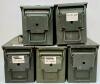 LOT OF 5 - AMMO CRATES