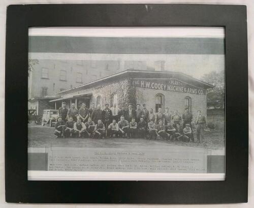 "THE H.W. COOEY MACHINE & ARMS CO." - FRAMED PHOTO