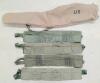 LOT OF 5 - U.S. CANVAS LONG GUN CASE & BANDOLIERS