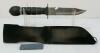 SURVIVAL KNIFE W/ LEATHER SHEATH - 2
