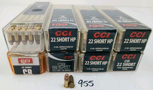 AMMO: APPROX 800X CCI .22CAL