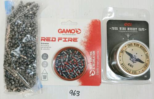 PELLETS: APPROX 500X MIXED AIRGUN PELLETS